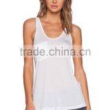 Front Breast Pocket Classic Tank Tops One Size Fits All thumbnail-1