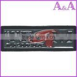 Custom pu Leather Metal Labels / Embossed Rubber Logo thumbnail-3