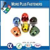 Made in Taiwan Aluminum Colored Stainless Steel Colored Dome Nut thumbnail-5