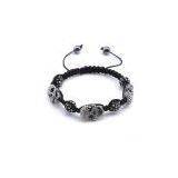 Wholesale Skull Shamballa Bracelets thumbnail-1