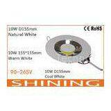 10 Watt 800 Lumen COB LED Downlight , 6000K Epistar LED Lamp