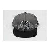 Big Head Snapback Baseball Caps Weave Patch Embroidery , Five / 5 Panel Snapback Hats thumbnail-1