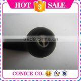 2015 Trendy Classical Black Metal Plug Stereo Earphone With Mic for Wholesale thumbnail-2