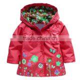 Fashionable 100% Polyester Children's Hooded Jacket thumbnail-4
