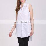 Fashion Chiffon Ladies Tops Jean Tee Dress Shirts for Women thumbnail-2
