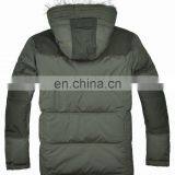 2017 Lastest Fashion Army Style Handsome Hooded Big Fur Down Jacket thumbnail-3