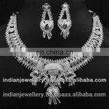 silver plated brass jewelry, rhodium plated jewellery, necklace, bangles manufacturer