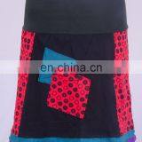 Bohemian Valentine Red Cotton Patchwork Mini Skirt HHCS 109 H