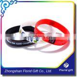 Wholesales Custom Design Printing Cheap Name Rubber Band Bracelet thumbnail-1