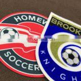Sublimation Flock Football Shirt Soccer Patches Flocking Badge thumbnail-5