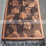 cashew jacquard pashmina shawl & scarf 70*180cm add 2*10cm fringe good quality