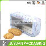 Hot Clear Lid Tin Can Packing Danish Butter Cookies Wholesale
