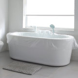 HDPE Material Disposable Bath Bag for Travel or Business Trip thumbnail-1