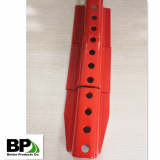 2.00lbs/ft Powder Coated Structural Steel U Channel | Perforated u Shape Posts thumbnail-4