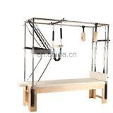 Набор для пилатеса из 5 элементов. Elian Pilates Reformer Machine. Белая деревянная кровать для пилатеса для домашней и студийной практики. 100 видов упражнений. thumbnail-3