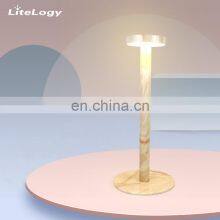 Luxury Rechargable Restaurant Cordless Ceramic Table Lamp