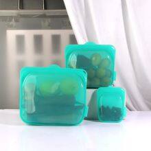 Bundle 3-Pack Stand-up Reusable Silicone Food Grade Storage Bags thumbnail-2