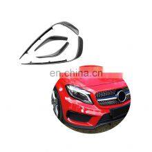 Carbon Fiber Front Bumper Canards Exterior Trim for Mercedes Benz GLA Class X156 2014-2017 thumbnail-2