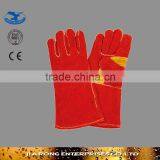 14"/16" Long Length High Quality Anti-cutting Leather Welding Gloves Manufacture LG034 thumbnail-1