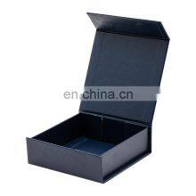 Luxury Small Rigid Navy Blue Magnetic Lid Gift Box Packaging for Small Product Wrapping thumbnail-5