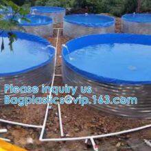 Aquaculture Pool PVC Coated Cloth COATED BANNER Tarpaulin Greenhouse Fish Pond Crayfish Koi Culture Child Water Pool thumbnail-2