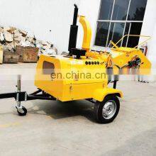 High Efficiency Forestry Wood Log Timer Branches Use Self Powered 40 HP Hydraulic Portable Wood Chipper/Wood Shredder/Crusher thumbnail-4