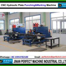 CNC Hydraulic Plate Punching, Drilling & Marking Machine