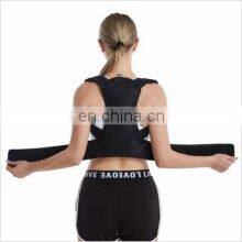 Neoprene Adjustable Back Support Brace Belt Shoulder Posture Corrector Back Shoulder Brace thumbnail-1