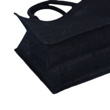 Custom Logo Printed Cheap Recycle Eco Friendly Shopping Jute Tote Bag thumbnail-2