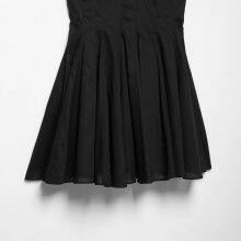 2025 New European and American Fashion Simple Poplin Short Dress thumbnail-4
