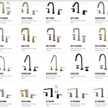 Durability Reduced Energy Consumption Clean and Convenient Separate Basin/bathtub Mixer thumbnail-1