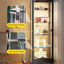 Hengna Factory Direct Glass Display Case | Commercial Steel Frame | LED Lighting, Locking Design for Retail Stores – DC-1800LS-02 thumbnail-3