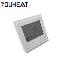 Fashionable Design Intelligent Touch Screen Adjustable Temperature Control Smart Thermostat for Floor Heating thumbnail-5