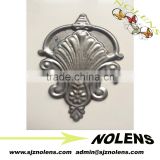 Designer promotional wrought iron stamped leaves/Stamped Flowers,Wrought Iron Stamped Flowers Components