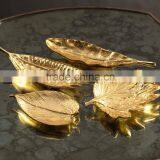 Aluminum Leaf Gold Tray thumbnail-1