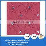 Embroidery Shoes Special Material of pu Leather Sequin Fabric thumbnail-2