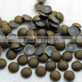 Wholesale Price 6mm/8mm/10mm Alloy Hot Fix Stud Round With Spot, Garment Metal Fittings, Jeans Metal Fitting thumbnail-3