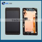 china smart phone LCD display and touch assembly for HTC Desire 600 black