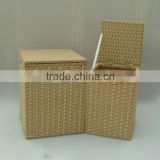 hot sale knitted laundry basket for Home & Garden set of 2