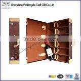 Exquisite Design 6 Bottles Leather Wine Box,wine Set thumbnail-1