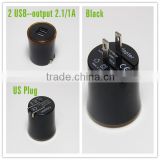 2014 new OEM US plug adapter 5v 2a usb portable mobile phone charger for iPhone 5 5s Galaxy S3 S4 Note 3 N9000