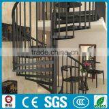 Australia Standard Black Color Aluminum Frame Indoor Glass Spiral Stair thumbnail-3