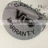 Partial transfer security void label