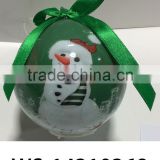High Quality Snow Man Christmas Decorated Styrofoam Balls