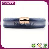 Best Selling Navy Branded Leather Bracelet thumbnail-3
