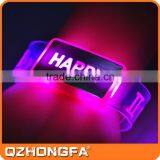 Promotional Gifts Party Printing Logo LED Bracelets Wrist Band thumbnail-4
