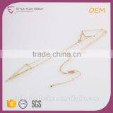 N72472I02 Amirican Diamond Led 2 Gram Gold Diy Coins Triangle Pendant Rhinestone Necklace Set Type Jewelry Sets thumbnail-2