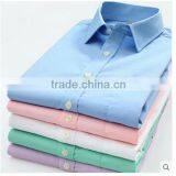 Wholesale Price New Pattern Solid Color French Cuffs Bulk Custom Men Dress Shirts thumbnail-2