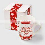 Beautiful Porcelain Coffee Milk Mug Ceramic Funnel Shape Mugs thumbnail-2