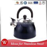 Heat Retention Easy to Clean Non-electric Travel Whistle Kettle Stainless Steel Water Jug thumbnail-2
